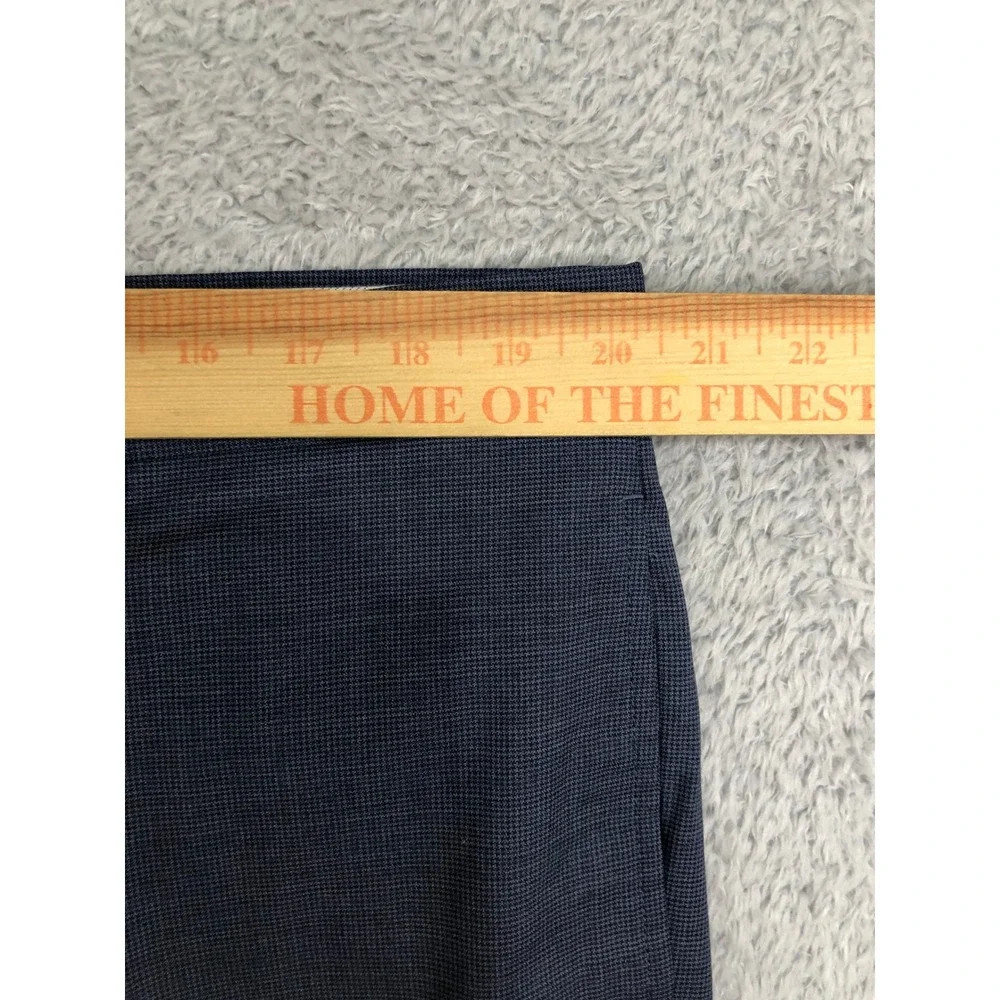 Brooks Brothers Pants Men 40x32 Blue Wool 1818 Classic Reda 1865 Micro-Check